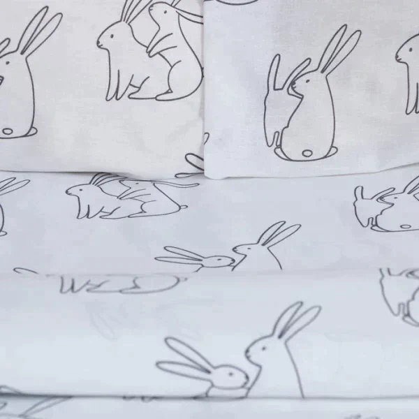 Постельное бельё Этель Дуэт «Кролики» 143х215 см - 2 шт, 220х240 см, 70х70 см - 2 шт