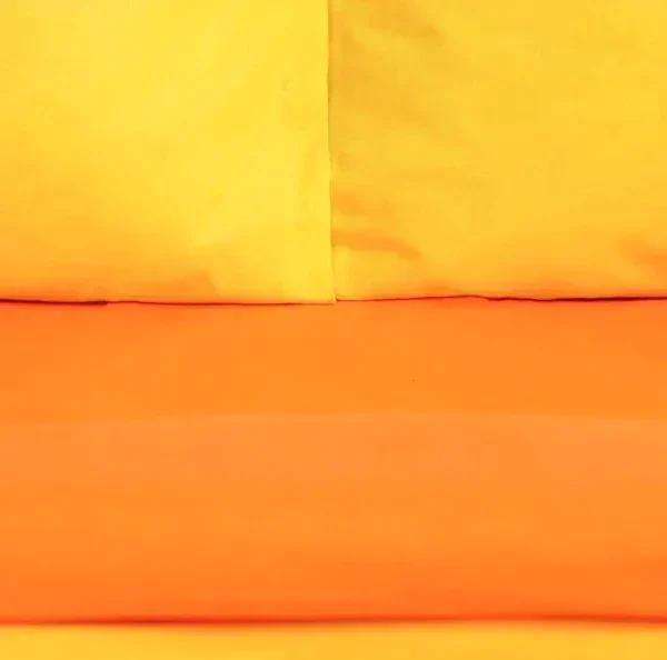Постельное белье Этель 1,5 сп Yellow morning 143*215, 150*214, 50*70-2 шт, поплин