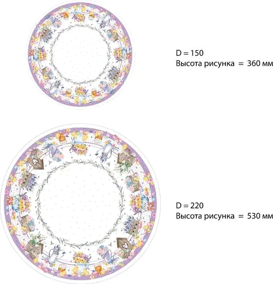 Скатерть "Этель" Spring easter d=149 см +/-3см, 100% хл, саржа 190 гр/м2