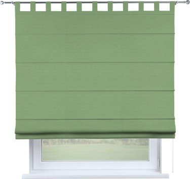 Римская штора на петлях «Кортин», ткань блэкаут однотонный, оливковый