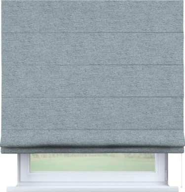 Римская штора «Кортин» для проема, стиф димаут светло-серый