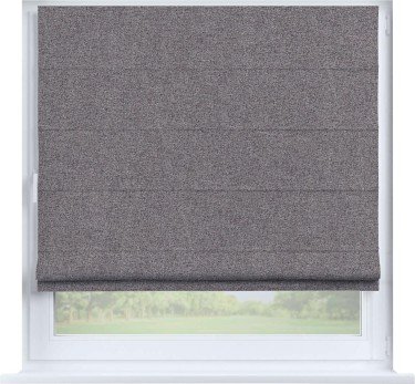 Римская штора «Кортин» на створку, ткань лён блэкаут, сиреневый