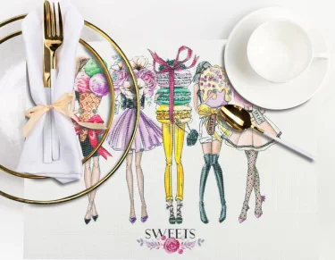 Салфетка на стол "Girls sweets" 29*40 см