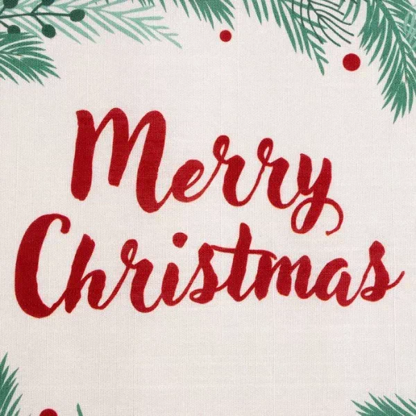 Новогоднее полотенце Этель "Сhristmas leaves" 40x73 см, 100%хл, репс 210 г/м2