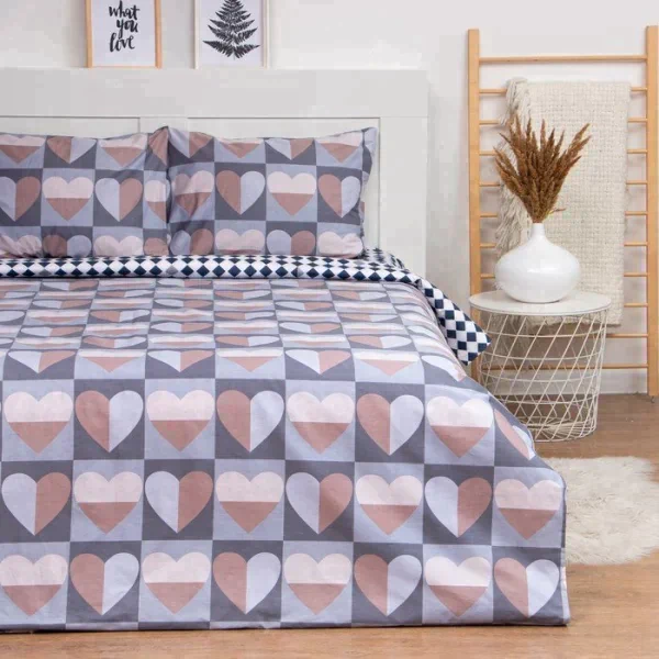 Постельное бельё LoveLife Дуэт «Сердца» 143х215см-2шт, 225х240см, 50х70см-2шт