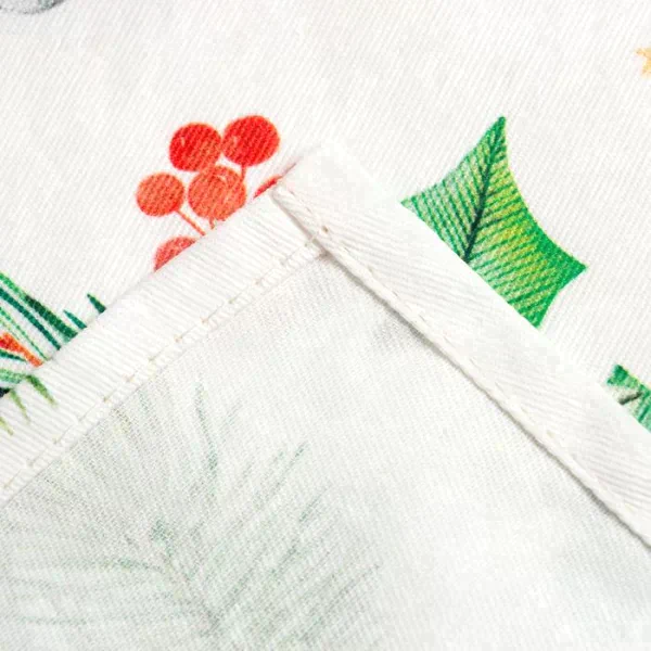Набор подарочный "Этель" Christmas red flowers, фартук, полотенце, прихватка