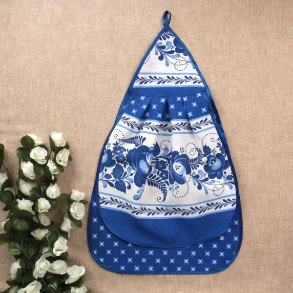 Полотенце «Луковка», двойная, гжель, сувенирное