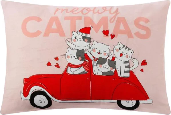 Комплект наволочек Этель Catmas 50х70 см - 2 шт, 100% хлопок, бязь
