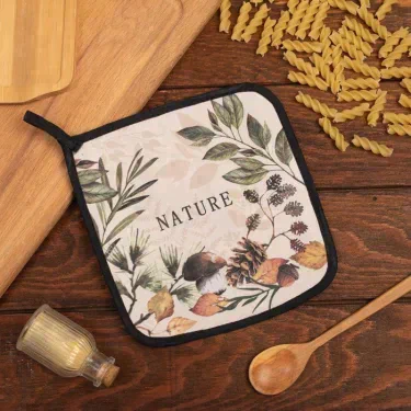 Прихватка "Nature forest" 19х19 саржа,100% х/л,ватин 250г/м2