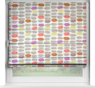 Римская штора «Кортин» на створку, ткань «Абстерго»