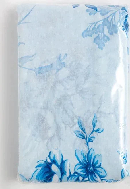 Простыня на резинке Этель 160*200*25 см, "Флорена", 100% хлопок,поплин, 125 гр/м2