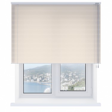 Горизонтальные жалюзи 4020, цвет слоновая кость, ламели 2,5 см