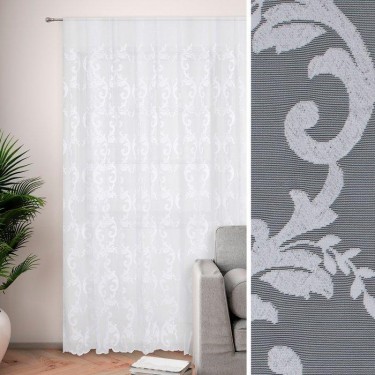 Тюль "Этель" Барокко, 250х250 см с фестоном, 71 г/м²,100% п/э