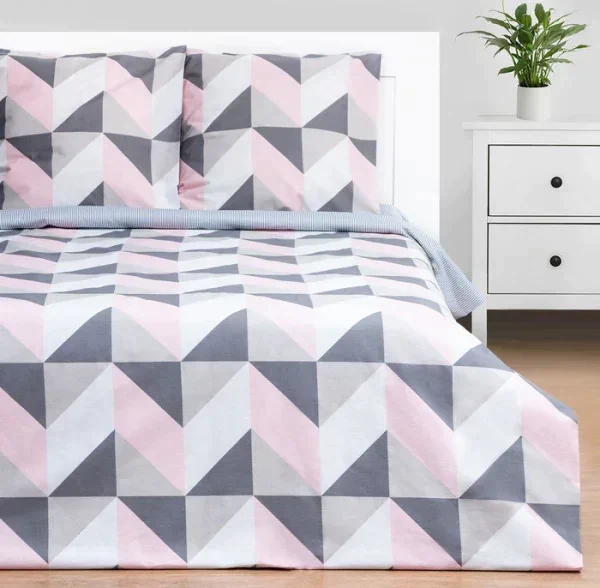 Постельное бельё Этель 1.5 сп Pink illusion 143х215 см, 150х214 см, 70х70 см - 2 шт, бязь 125 г/м2