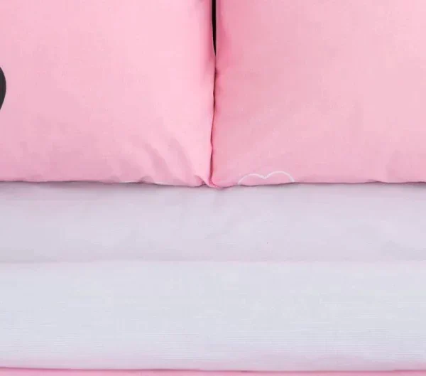 Постельное бельё Этель Дуэт "Pink heart" 143х215 см - 2 шт, 220х240 см, 70х70 см - 2 шт, поплин