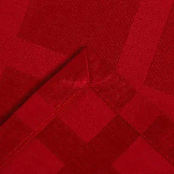 Скатерть "Этель" Geometry 150*110 +/-3см, цв.бордовый, пл. 192 г/м2, хл с ВГМО