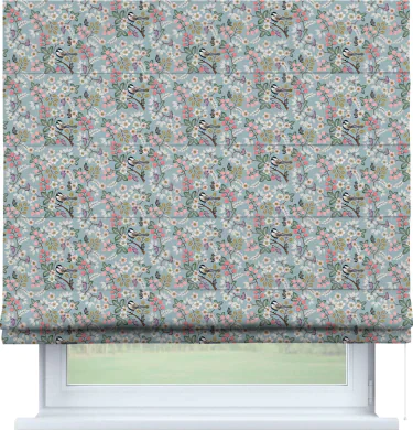 Римская штора «Кортин» для проема «Ежевичное утро»