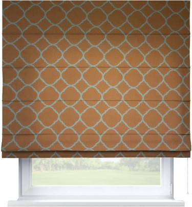 Римская штора «Кортин» для проёма, ткань «Новая Франция» back