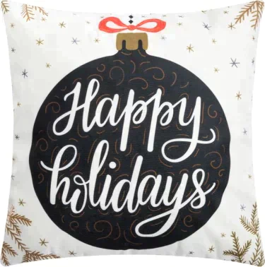 Наволочка Этель Happy Holidays 40 х 40 см, 100% п/э