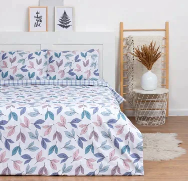 Постельное бельё LoveLife Евро «Шелест листвы» 200х217 см, 225х240 см, 50х70см-2шт,100%хлопок,сатин,125г/м²