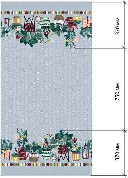 Скатерть "Этель" Hygge 149х250 см, 100% хл, саржа 190 г/м2