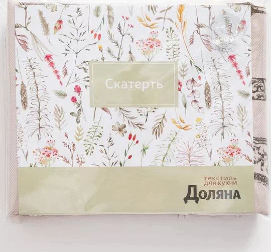 Скатерть Доляна «Приданое» 150×250 см, 100% п/э