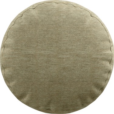 Подушка круглая Cortin лён димаут тёмно-бежевый