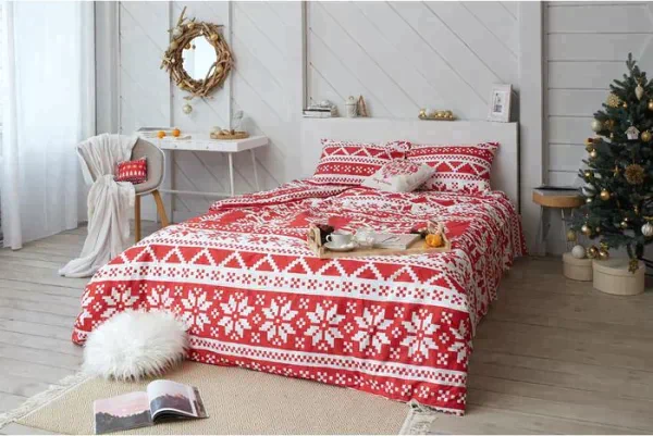 Постельное белье LoveLife 1,5сп Christmas ornament 143*215см,150*225см,50*70см-2шт