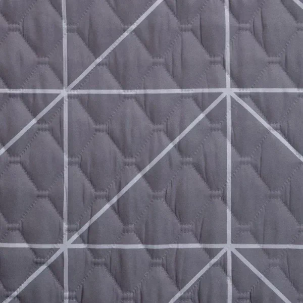 Покрывало "Этель" 2 сп Grey haze, 180х210 см, микрофибра