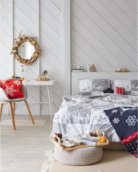 Постельное белье LoveLife 2сп New year forest 175*215см,200*225см,50*70см-2шт